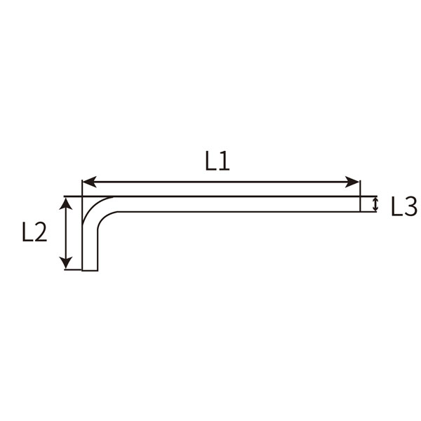 亞光花型特長(zhǎng)內(nèi)六角扳手