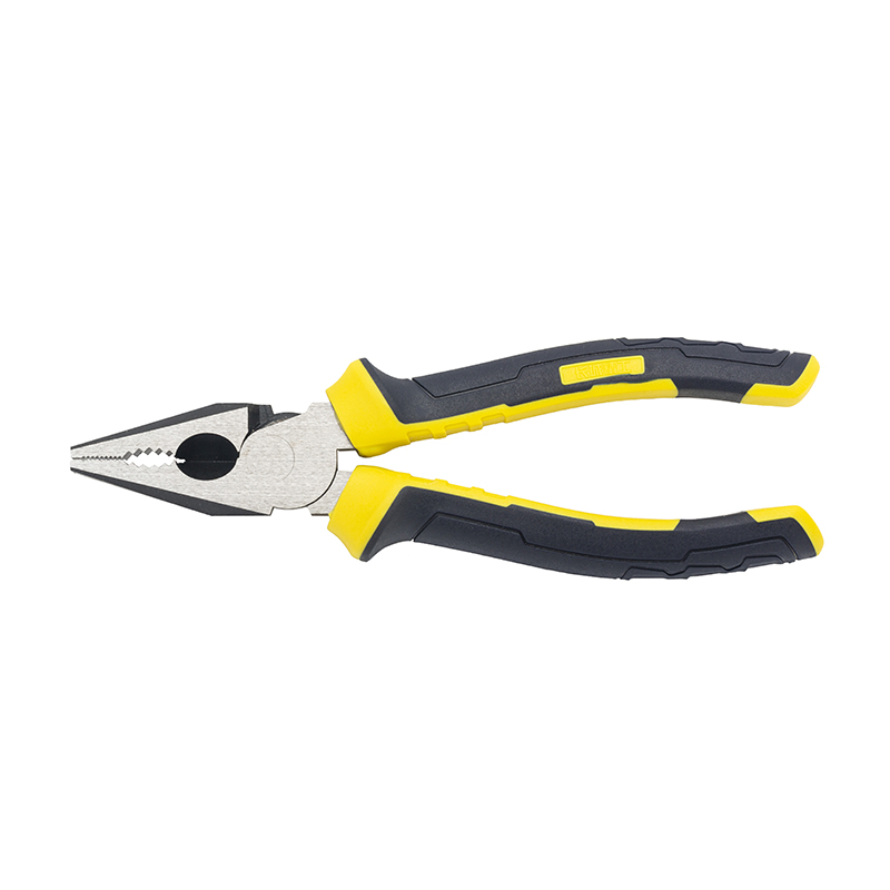 Great Wall Industrial-Grade German-Style Bi-Color Handle Combination Pliers，Labor-Saving