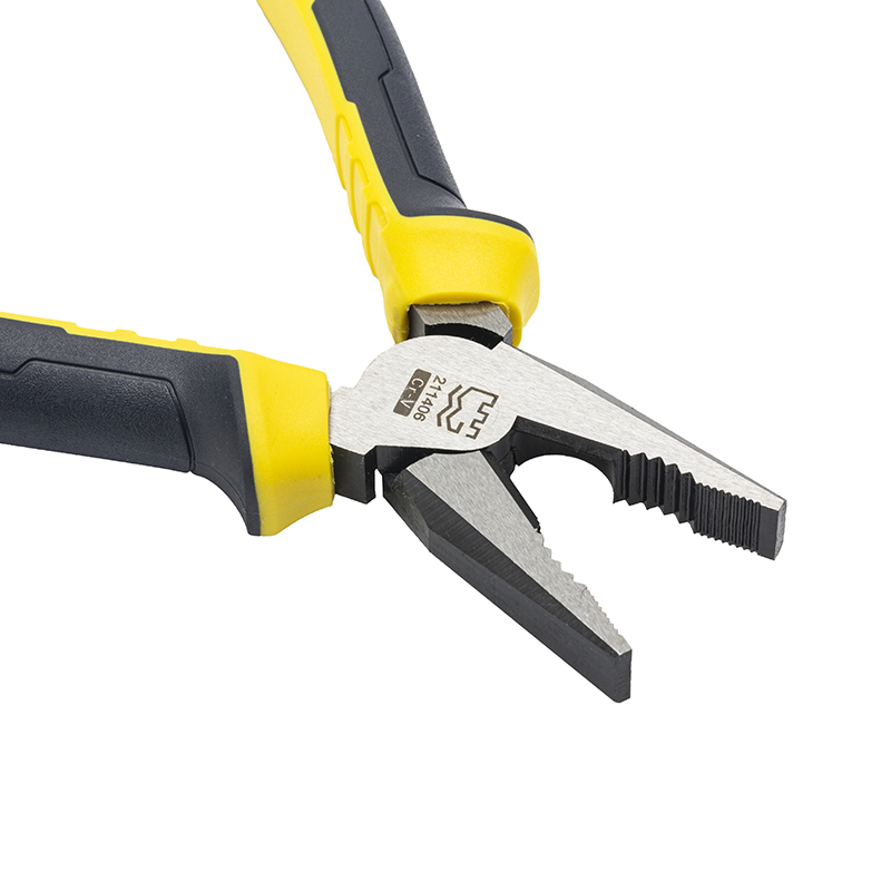 Great Wall Industrial-Grade German-Style Bi-Color Handle Combination Pliers，Labor-Saving