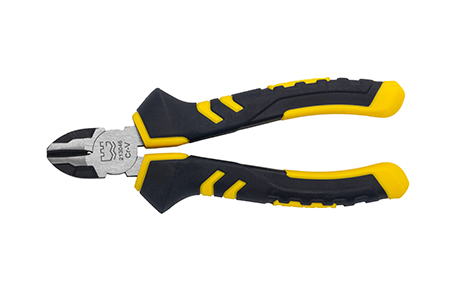 Great Wall Industrial-Grade German-Style Bi-Color Handle Diagonal Cutters Pliers，Labor-Saving