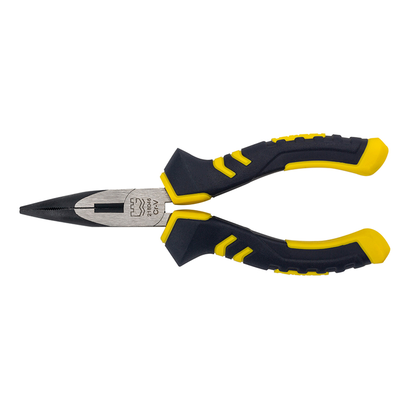 Great Wall Professional Cr-V European-Style Polished Long Bent Nose Pliers