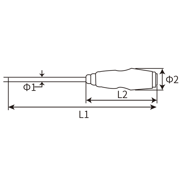 Great Wall Precision S2 Steel Durable Rubber Handle Torx Screwdriver